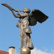 Angel of Užupis, Vilnius, Lithuania