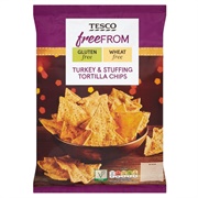 Turkey and Stuffing Tortilla Chips