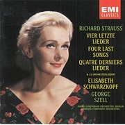 R Strauss: Vier Letzte Lieder by Elizabeth Schwarzkopf / Berlin Rad SO / George Szell