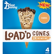 Blue Bunny S'mores Cone