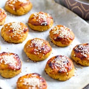 Salmon Balls in Honey