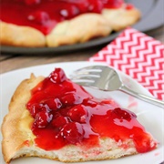 Cherry Cheesecake Pizza