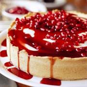 Pomegranate Cheesecake