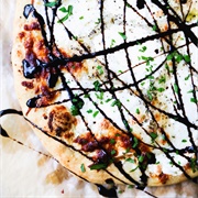 White Pizza and Balsamic Reduction