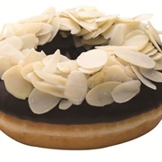 Krispy Kreme Chocolate Iced With Almonds