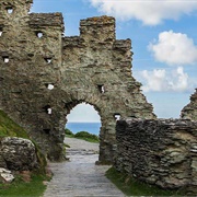 Tintagel Castle and Village, Cornwall, England