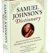 A Dictionary of the English Language by Samuel Johnson 1755