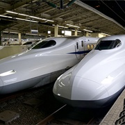 Ride a High Speed Bullet Train, Japan