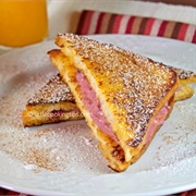 Cherry Cheesecake French Toast Sandwich