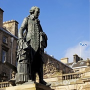 Statue of Adam Smith, Royal Mile, Edinburgh, Scotland