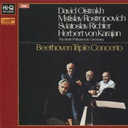 Beethoven: Triple Concerto by Oistrakh / Rostropovich / Richter / BPO / Karajan
