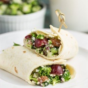 Boiled Broccoli Wrap