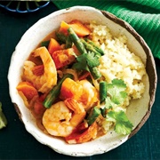 Sweet Potato Prawn Pea Rojan Josh