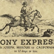 The Pony Express Ended 1862