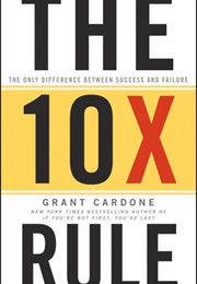 The 10X Rule: The Only Difference Between Success and Failure (Grant Cardone)