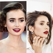 Lily Collins & Nina Dobrev