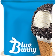 Blue Bunny Cookies N' Cream Cone