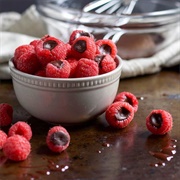 Chocolate Stuffed Raspberry