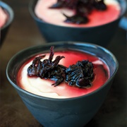 Hibiscus Panna Cotta