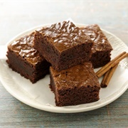 Triple Chocolate Cinnamon Brownie