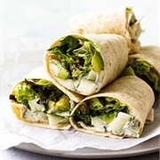 Avocado and Cucumber Wrap