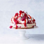Raspberry Eton Mess Cheesecake