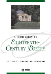 A Companion to Eighteenth Century Poetry (Various)
