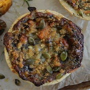 Sweet Potato Feta and Pumpkin Seed Pie