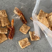 Shrimp Tails in Cinnamon Toast Crunch