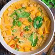 Coconut Chickpea and Lime Soup