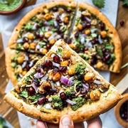 Aloo Chaat Pizza