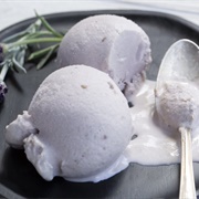 Lavender Goat Cheese Ice Cream