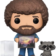558 - Bob Ross and Raccoon