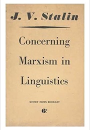 Concerning Marxism in Linguistics (Stalin)