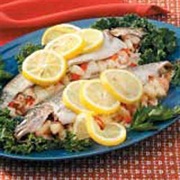 Stuffed Rainbow Trout