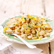Smoked Cod and Cannellini Beans