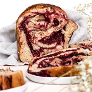 Brioche With Raspberry Jam