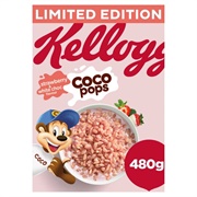 Strawberry and White Chocolate Coco Pops