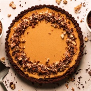 Almond Cappuccino Cheesecake Tart