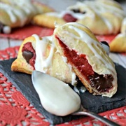 Red Velvet Cheesecake Crescent Rolls