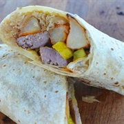 Bockwurst Burrito