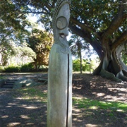 Vanuatuan Slit Drum, Royal Botanical Gardens, Sydney