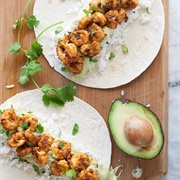 Avocado Shrimp Burrito