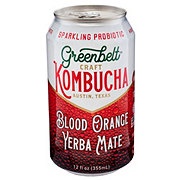 Greenbelt Kombucha Blood Orange Yerba Mate