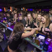 Drink at a Bar the Last Night It's Open