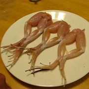 Frog Legs Dancing With a Little Salt