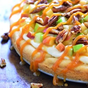 Apple Caramel Pizza
