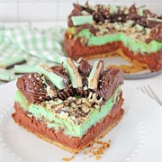 Kit Kat Chocolate Mint Cheesecake
