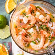 Ecuadorian Shrimp Ceviche in Ecuador