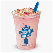 Strawberry Cobbler Concrete Mixer
